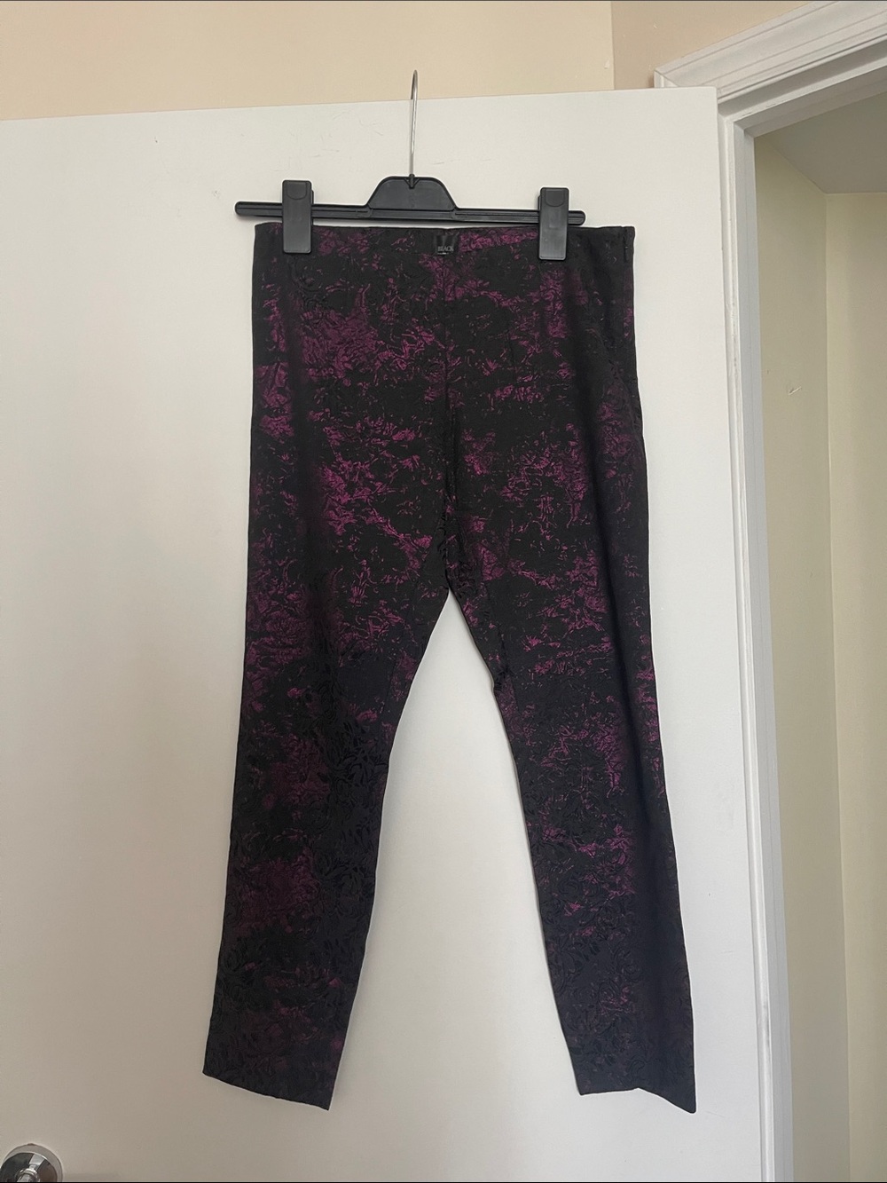 Women’s Black and Purple pants